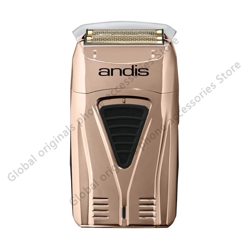 oficial original andis profoil lítio cobre folha de titânio shaver andis navalha ouro para homens navalha cabelo careca clipper