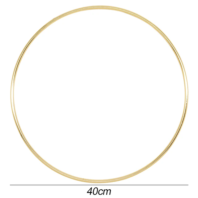 Ramadan Mubarak Decoration Metal Ring Hoop Hanging Artificial Flower Wreath DIY Muslim Islam Holiday Party Eid Mubarak Banner 40cm metal hoop