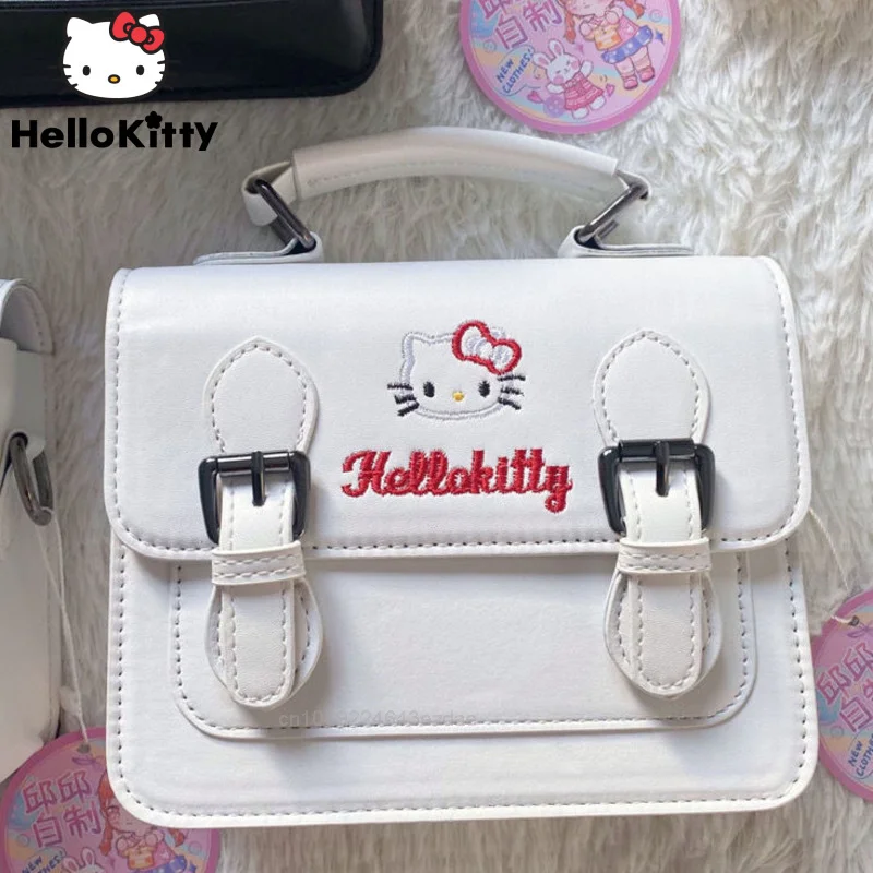Sanrio Hello Kitty Shoulder Bag Y2k Girl Fashion Trendy Cute Messenger