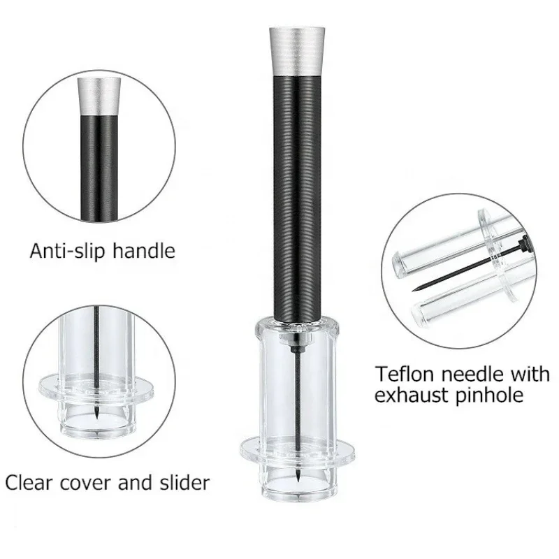 Wine Bottle Opener Gift Set Foil Cutter Vacuum Stopper Wine Pourer Aluminum Air Pressure Pump Opener Kit bottle opener wine opener wine bottle stopper wine pourer wine bottle foil cutter
