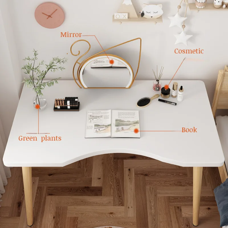 Home Office Adult Desktop Computer Desk Modern Simple Workbench Student Study Writing Household Solid Wood Leg Table computer desk