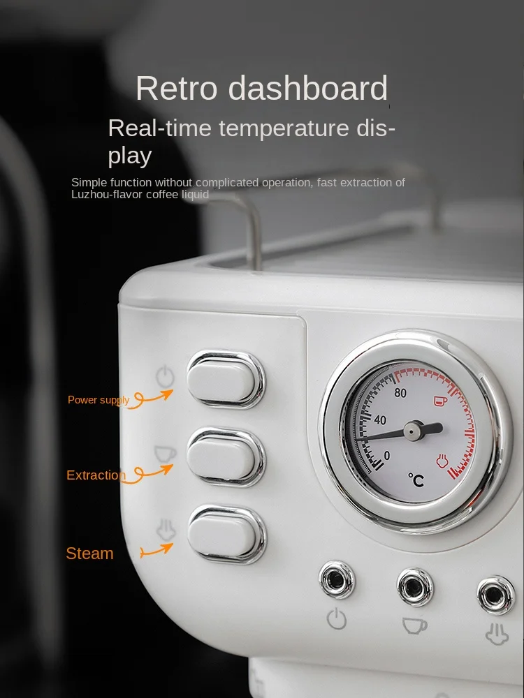 ماكينة إسبريسو Bincoo منزلية مركزة صغيرة شبه أوتوم...