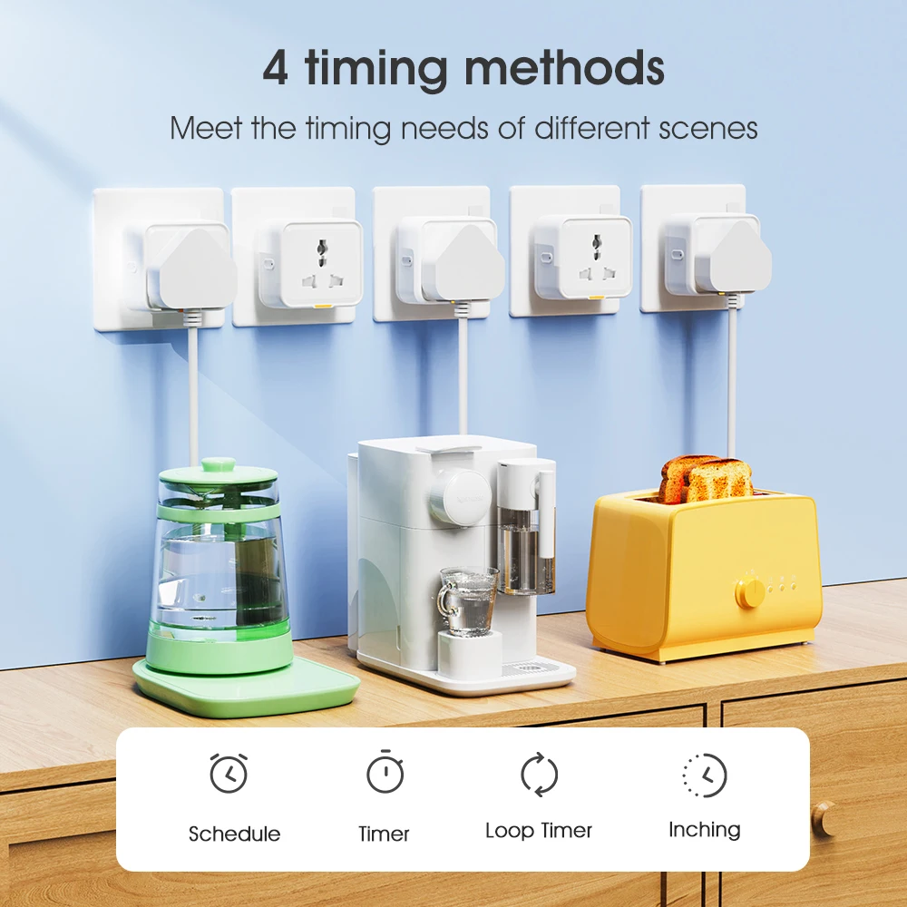 Universal Smart WiFi Plug with Overcharge Protection and Power Monitoring