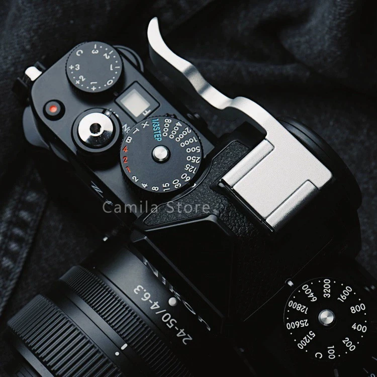 Support De Pouce Métal Haoge Pour Nikon Zf - Argenté, Ergonomique - Améliore La Prise En Main