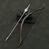 Movies Weapon The Prince of Elves Bow and Arrow 18cm Metal Pendant Accessories Keychain Medieval Weapon Model Gift Toys for Boys 3