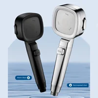 New 3 Speed Strong Pressurized Shower Head Square Handheld Shower Nozzle Household Shower Accessories 2