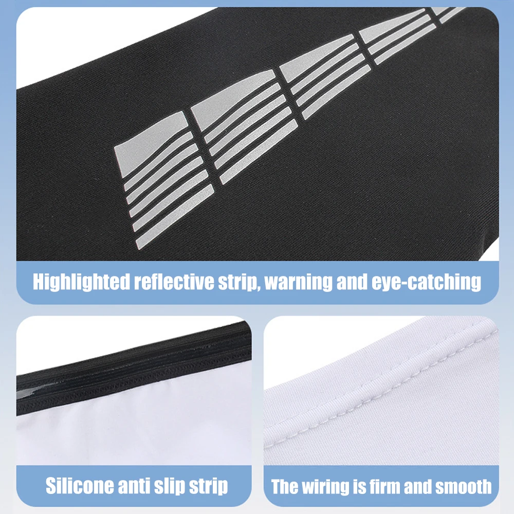 Anti-slip silicone band design keeps sleeves in place
