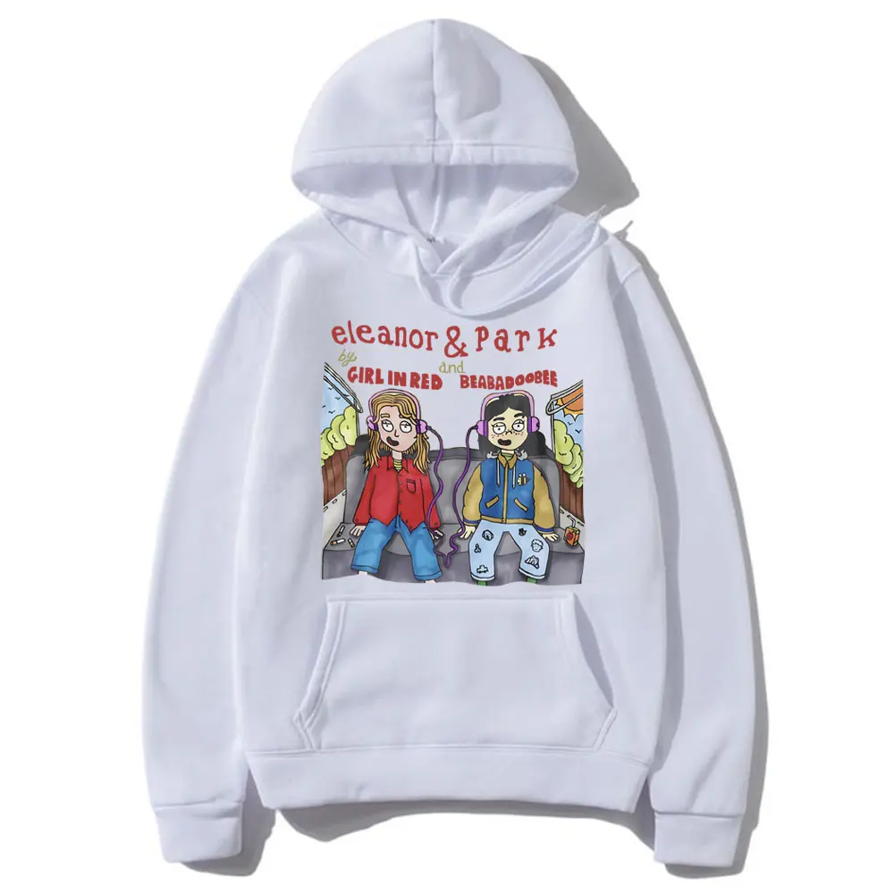 Eleanor Park By Girl in Red and Beabadoobee Graphic Hoodie Men Women Fashion Oversized Sweatshirt Unisex Casual Cartoon Hoodies
