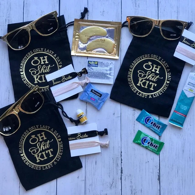 Hangover Kit Ideas 21st Birthday  Hangover 40th Birthday Bags - 5pcs  Birthday Gift - Aliexpress