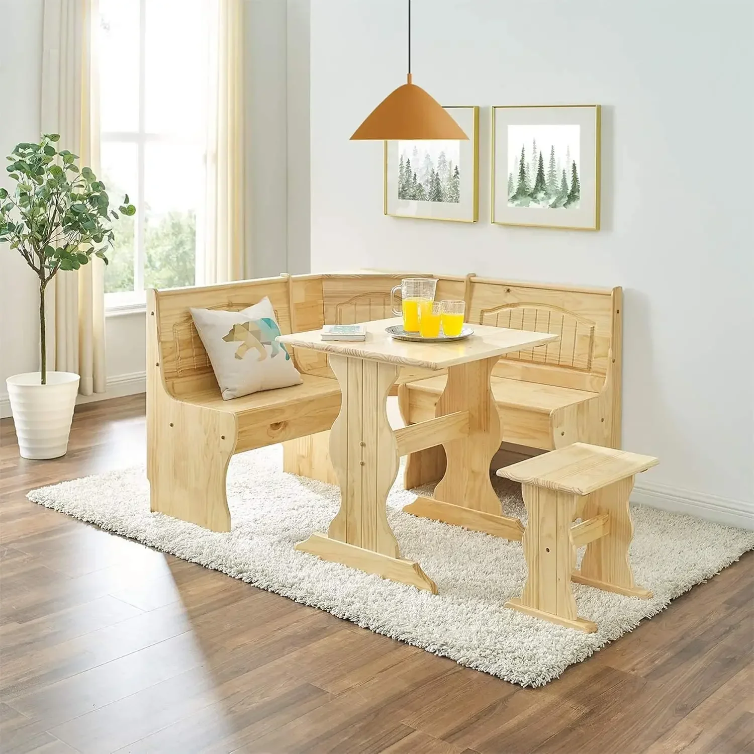 3-Piece Nook Dining Set 4