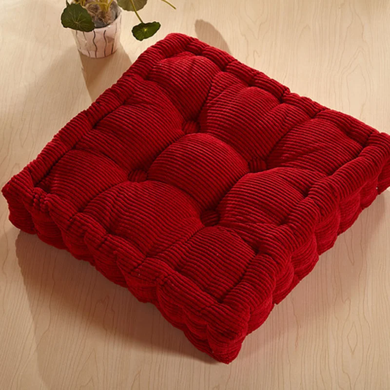 Square Pouf Tatami Cushion Pillow Floor Cushions Soft Seat Pillow Pad Throw Pillow Cushion Home Sofa Tatami Cushion