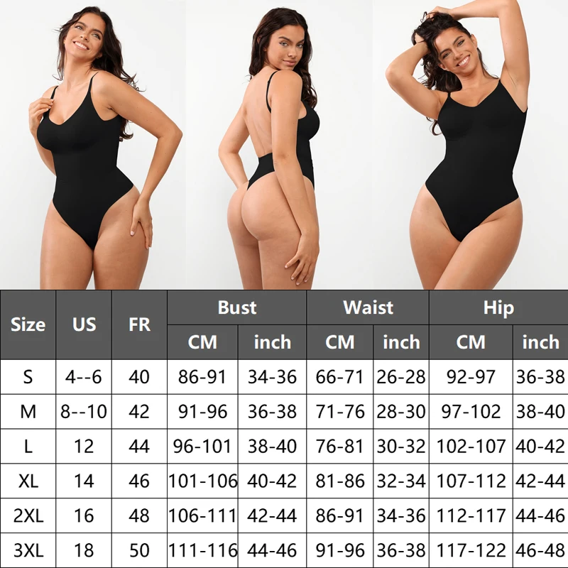 Sexy Low Back shapewear Bodysuit Women Waist Trainer Body Shaper Thong  Dupes Shaping Corset Tops Body and Backless Bra - AliExpress