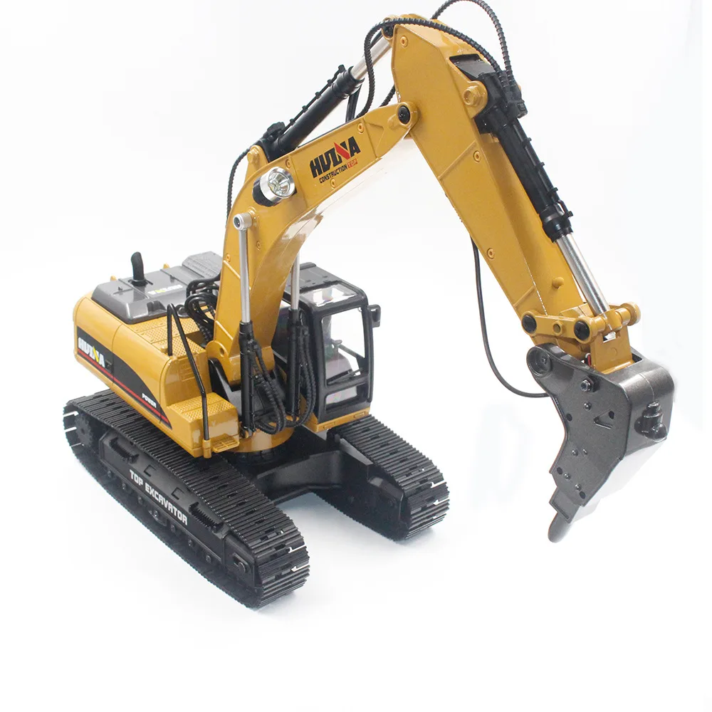 Huina Large Twenty-Three Channel Full Metal Excavator Sound And Light Electric Remote Control Engineering Vehicle Model 4