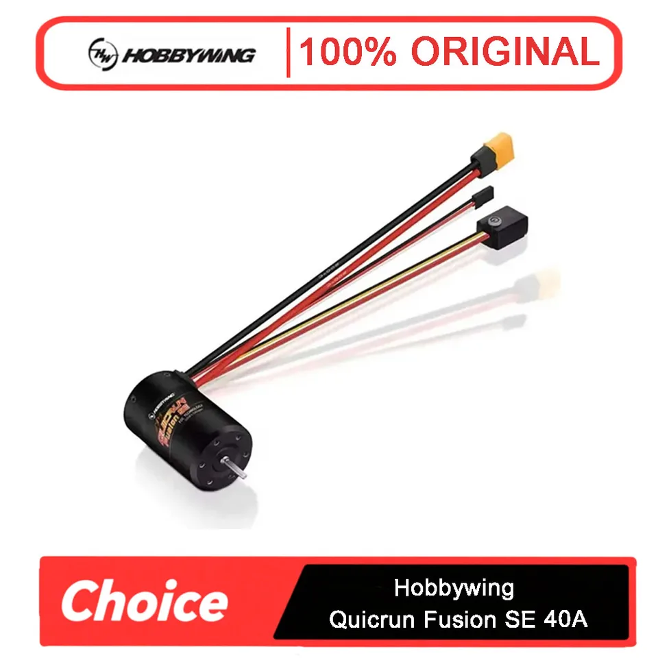 Hobbywing Quicrun Fusion SE 40A ESC + 1200/1800KV Motor Waterproof