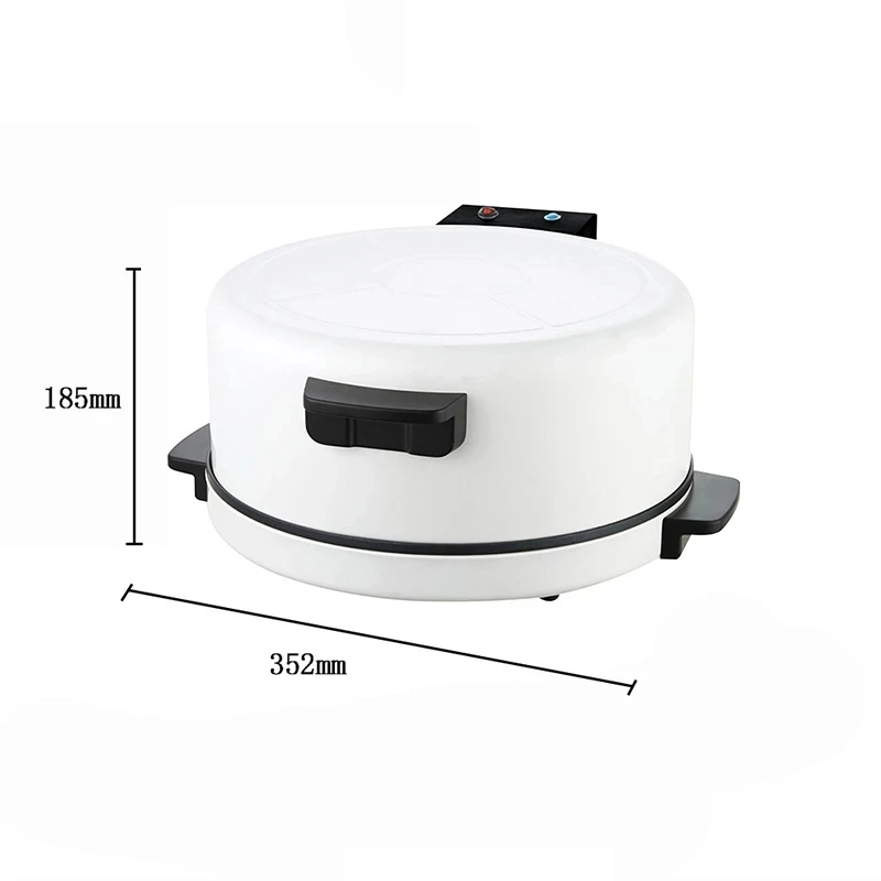 1800W Arabic Pizza Maker Bread Making Machine Toaster Steak Machine Electric Household Pizza Baking Pan Arabic