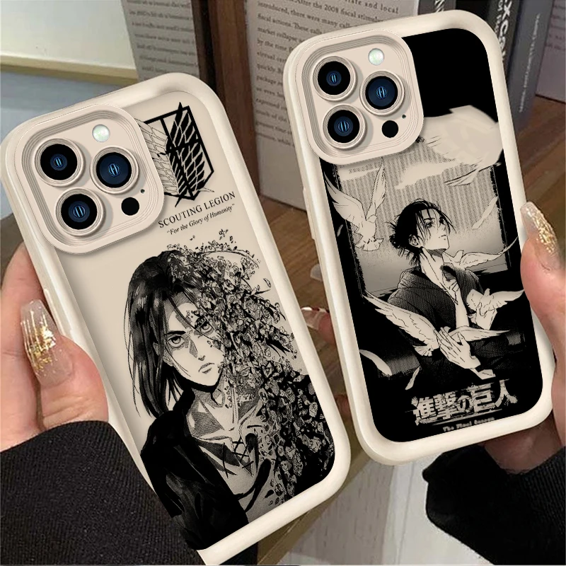 Anime Attack on Titan Eren Shockproof Phone Case
