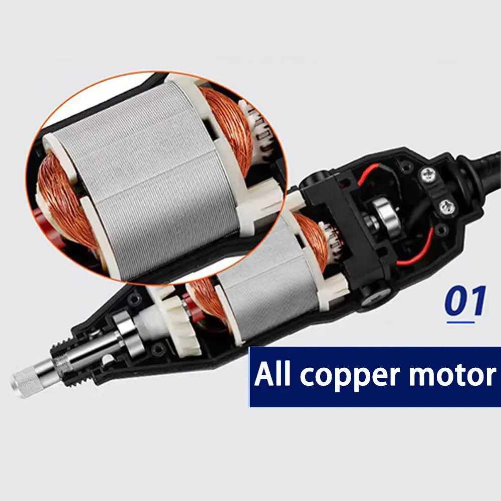 JANGKLIFE 110V - 220V Electric Mini Drill Die Grinder Engraver Polisher with Rotary Tools Set - Image 6