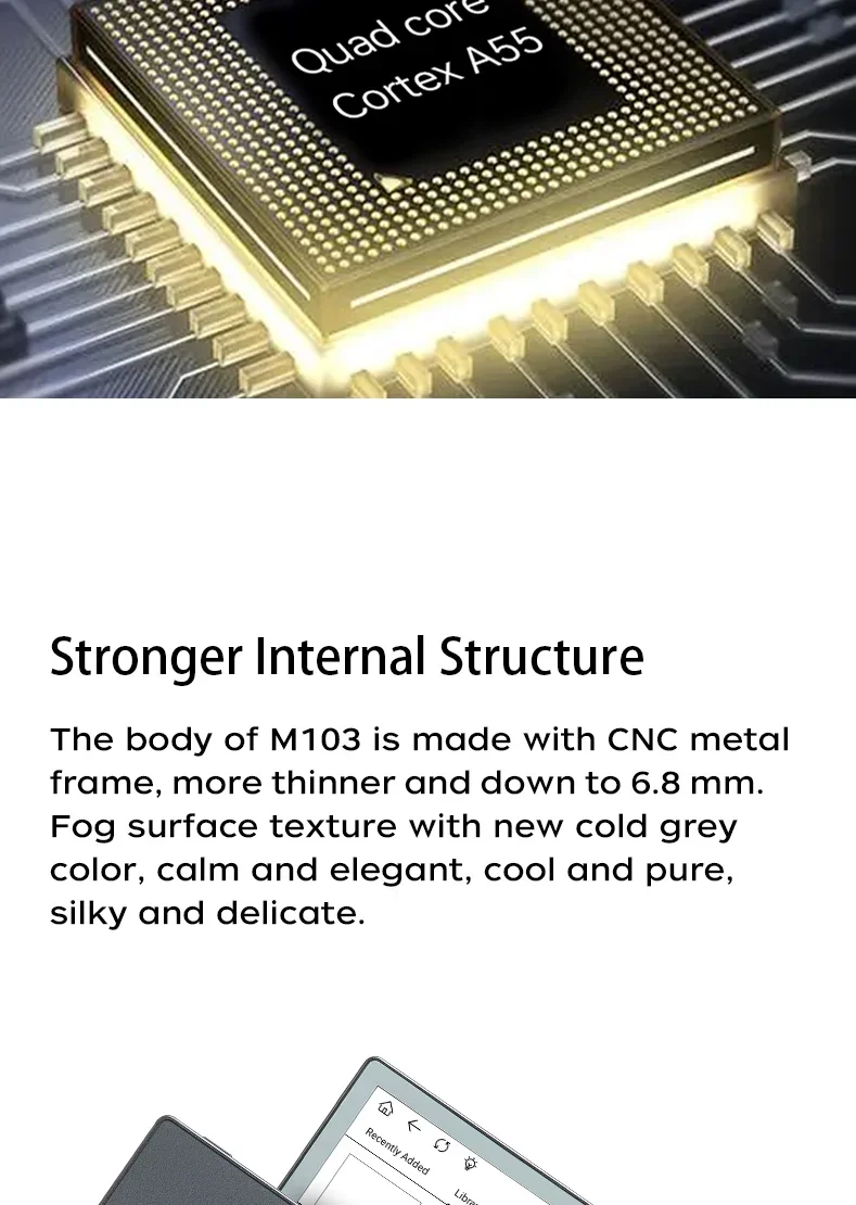 Description Picture 5 of itemOriginal New Ebook Meebook M103 E-Book Reader 10.3 Inch High-definition Ink Screen Electromagnetic Pen Handwriting 4G+64G Reader