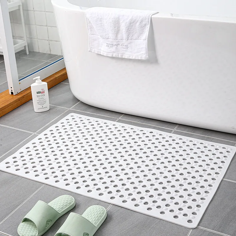 New Bathroom Non Slip Mat Large Bathroom Bath Mat Shower Room Bathtub Foot Mat  Bathroom Water Proof Mat Environmental Protection