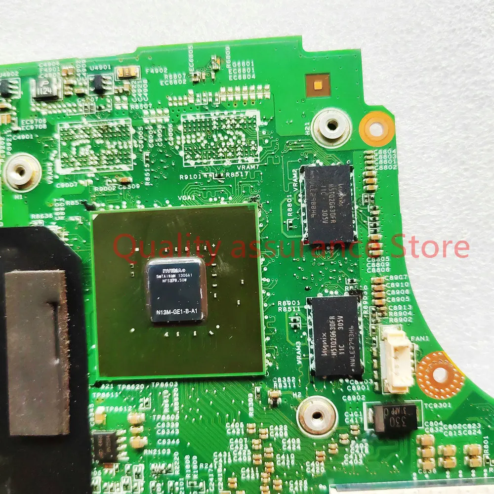 para Lenovo Ideapad B580 B590 Laptop Motherboard F5101 X3101 48.4xb01.011 Placa-mãe Slj8c N13m-ge1-b-a1 122091 - Imagem 2