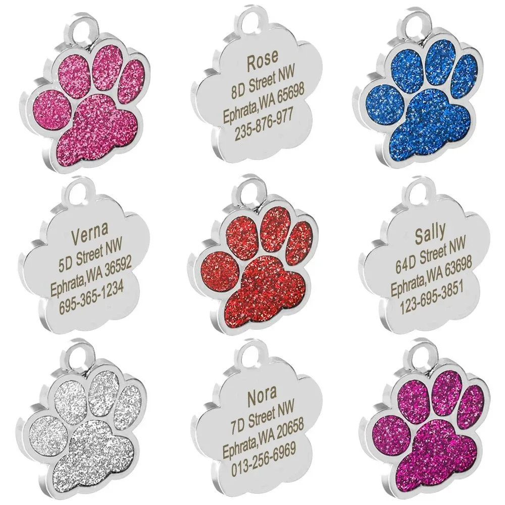 1 Personalized BLING Dog/Cat ID Tag 2