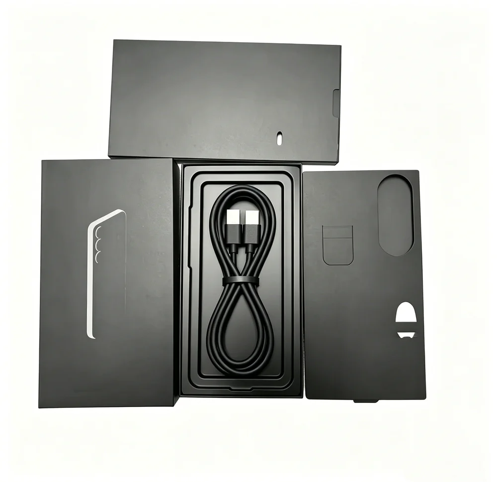 Premium Retail Box with Seal Sticker and Cables for Smartphones - Assorted Colors