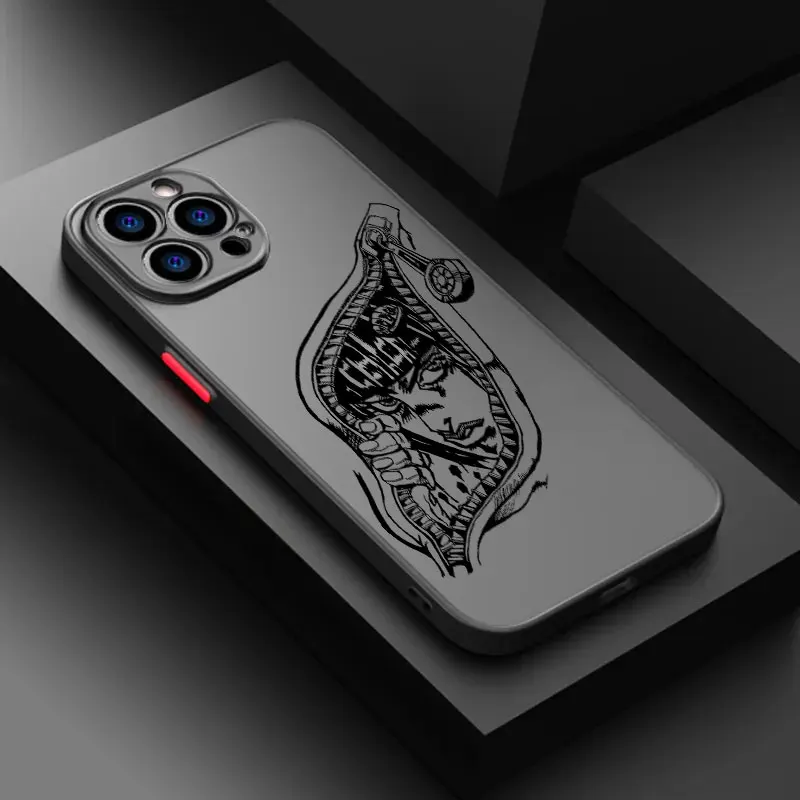 Stylish JOJO Kujo Jotaro Anime Shockproof Phone Case Cover