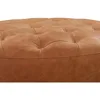 Ascot Ottoman in Full-Grain Pure-Aniline Italian Tanned Leather in Cognac Tan 5