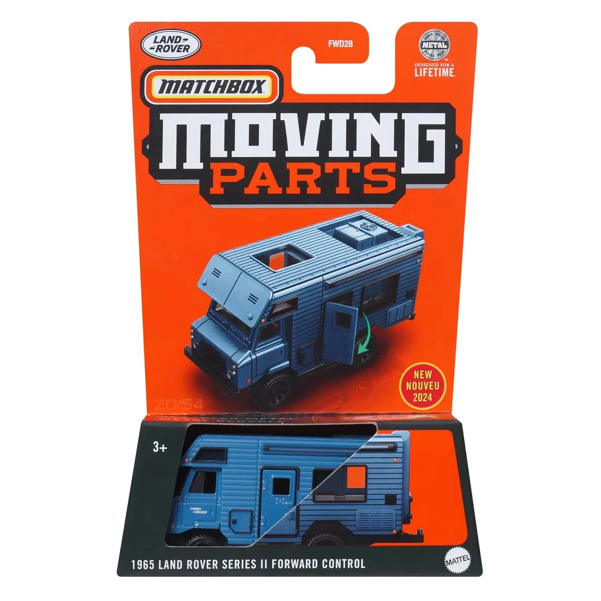 2024 Matchbox Moving Parts Corvair Rampside Truck Land Rover Mini EV BMW IX 2023 Toyota Prius 1/64 Diecast Car Model Toy FWD28 3