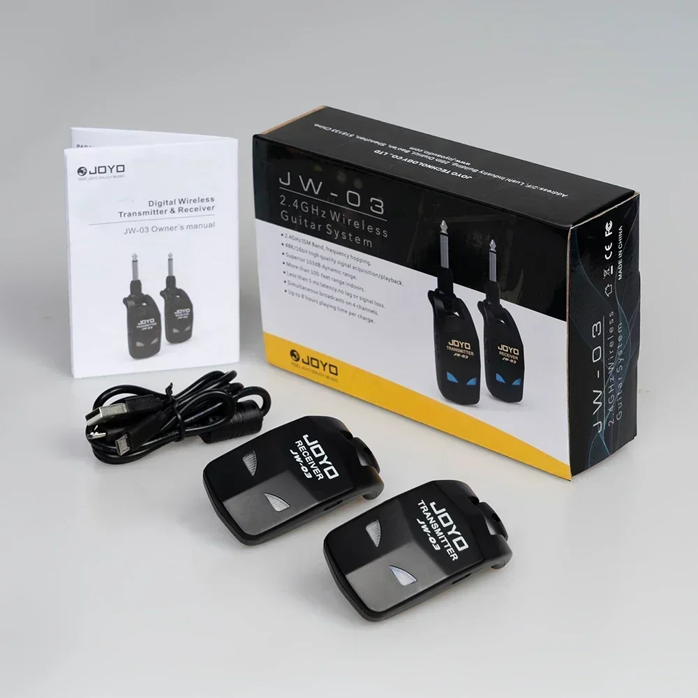 Guitar Wireless Transmission System 2.4GHz 4 Channels Wireless Guitar Transmitter and Receiver Multi-Set Combination Part