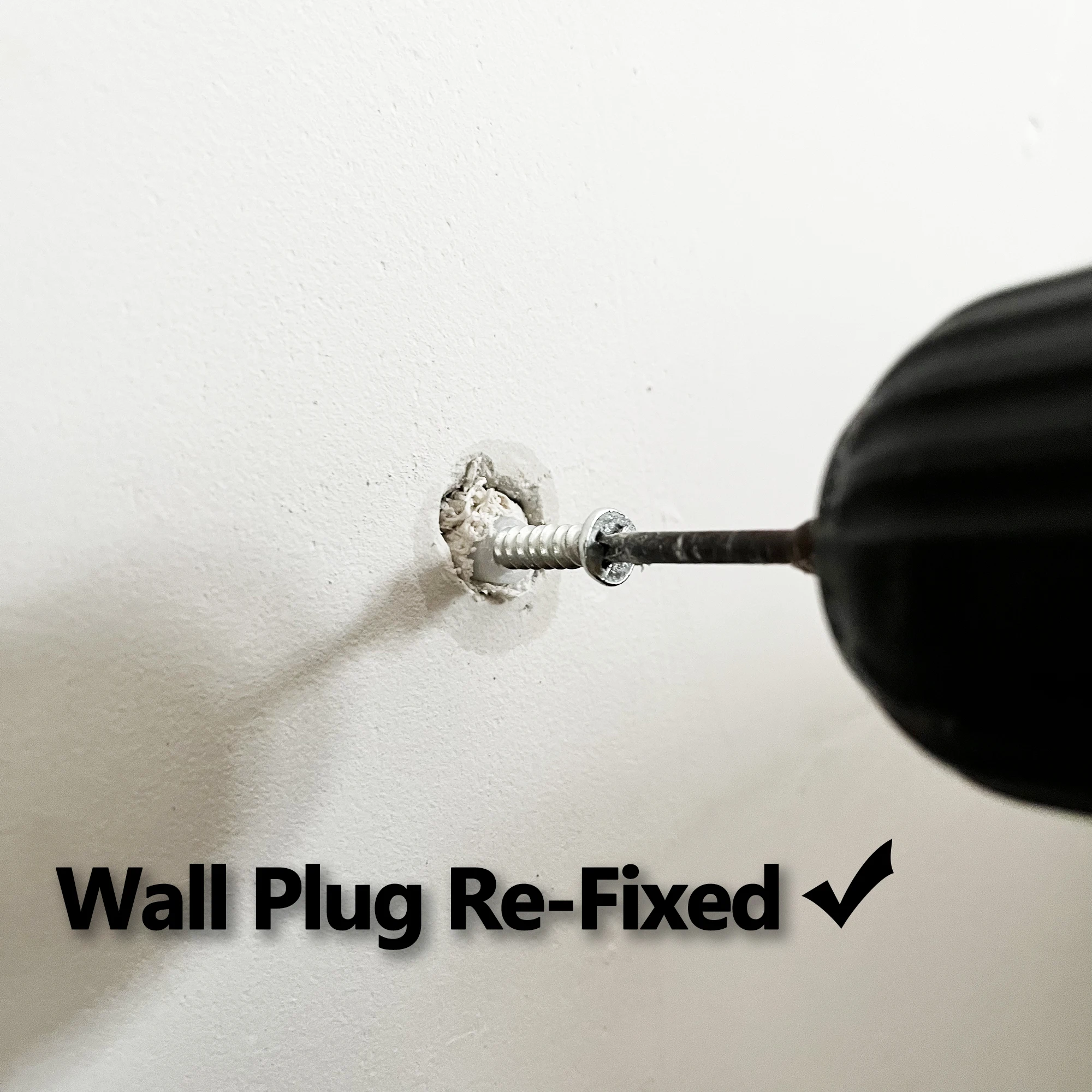 50Pcs Anchor Wall Plastic Wall Plugs For Self-tapping Screws Drywall Masonry Anchor Repair Hole Patch Filler home Loose