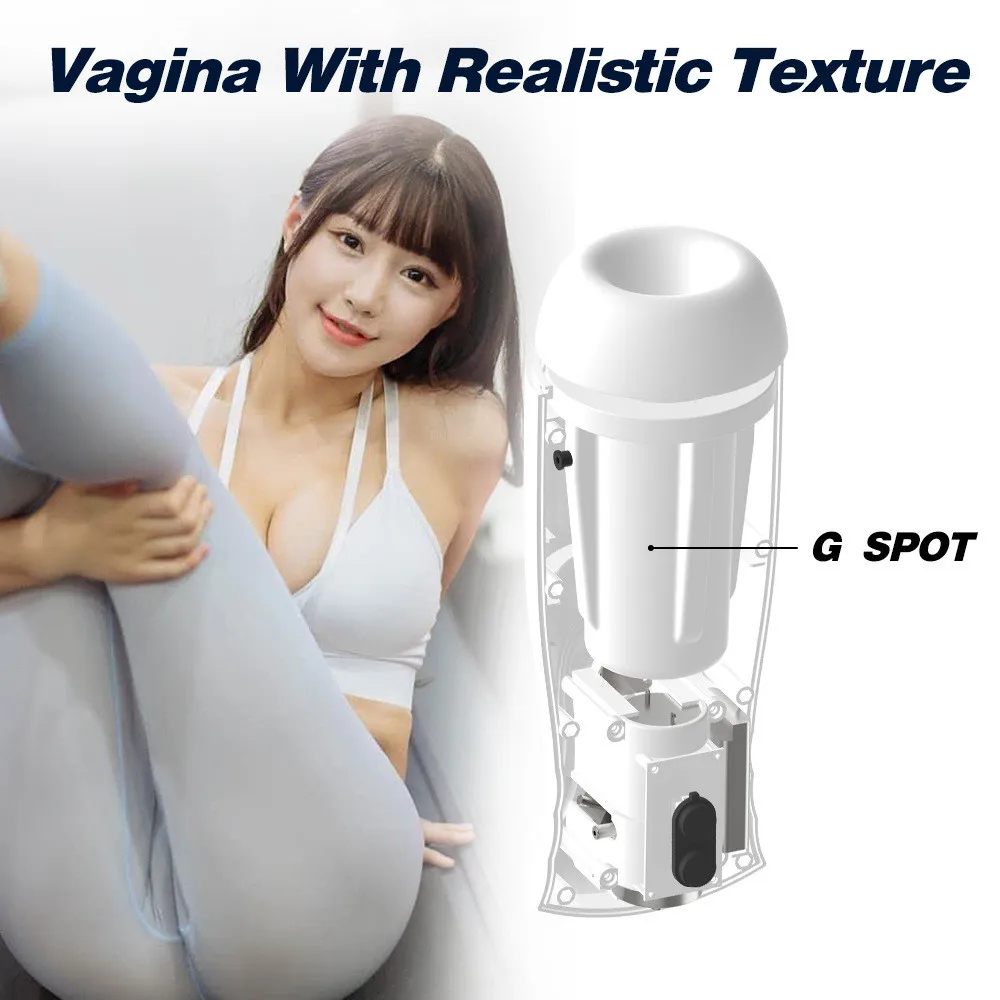 Male Masturbator Automatic Cup Blowjob Sucking Sex Machine Suction Blowjob Vagina Masturbation Pussy Vibrator Sex Toys for Men