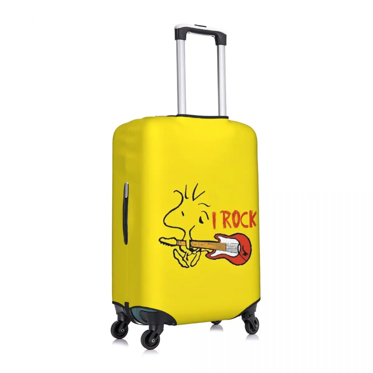 Custom Cute Cartoon Snoopy Suitcase Cover Cruise Trip Holiday Fun Luggage Case Protector 2