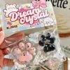 Squishy Cat Paw Pinch Fidget Toy Slow Rebound Stress Relief Toys Transparent Cube Blingbling Squeeze Toy Gift for Kids 1