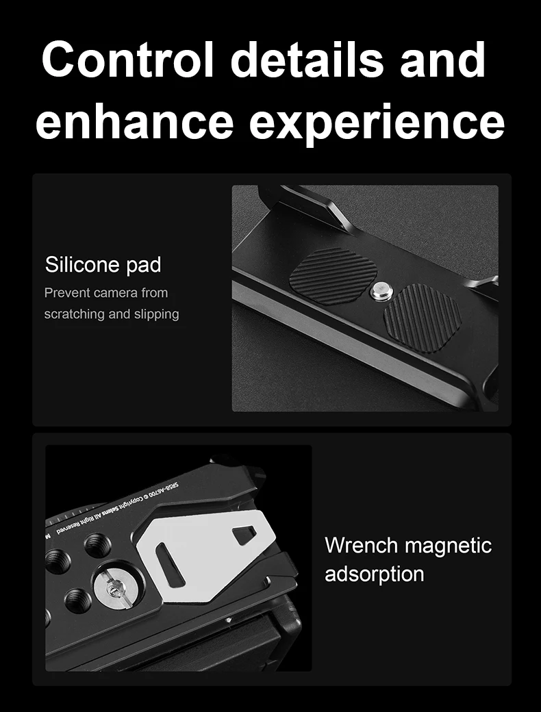 DSLR Camera Cage with Multiple Expansion Holes for SONY A7CII/A7CR Photography P