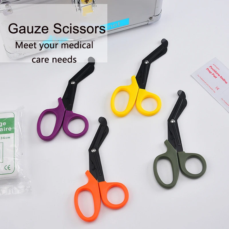 EDCShearsParamedicMedicalEMTEmergencyScissorsBandageCutter