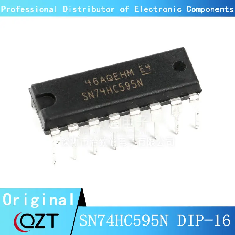 10pcs/lot SN74HC595N DIP SN74HC595 74HC595 74HC595N DIP-16 chip New spot new original 50pcs 74hc595d 74hc595 sop 16 8 bit serial register chip ic integrated circuit good quality