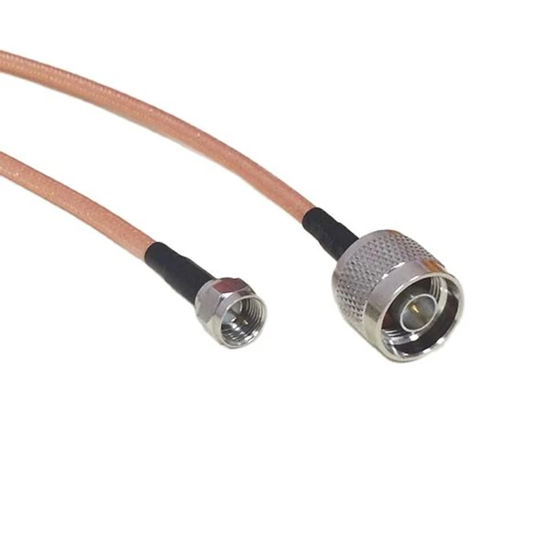 Di Alta Qualità A Bassa Attenuazione N Maschio Femmina Interruttore F Spina Rf Cavo Coassiale Rg142 50Cm 20 "Adattatore Per Modem Wireless