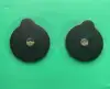 20pcs Black PU Reusable Electrode Pads for TENS EMS Unit Massager Compatible PowerDot 2.0 with Magnetic Connector