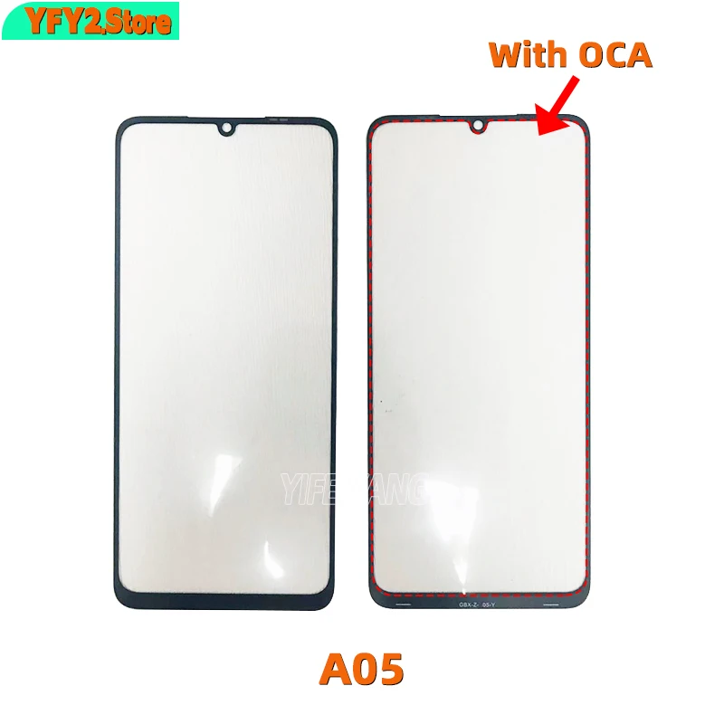 10pcs Hight WaterproofLCD Front Screen Glass Outer Lens with OCA For Samsung Galaxy A05 A15 A25 E F04 F14 F34 F54 M34 M54 A24 5G