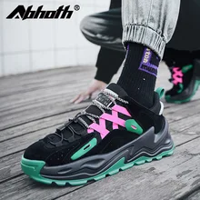 

Abhoth Men Casual Sneakers Height Increasing Wear-Resistant Mesh Shoes Jogging Training Shoes Outdoor Sports Hiking Men's Shoes