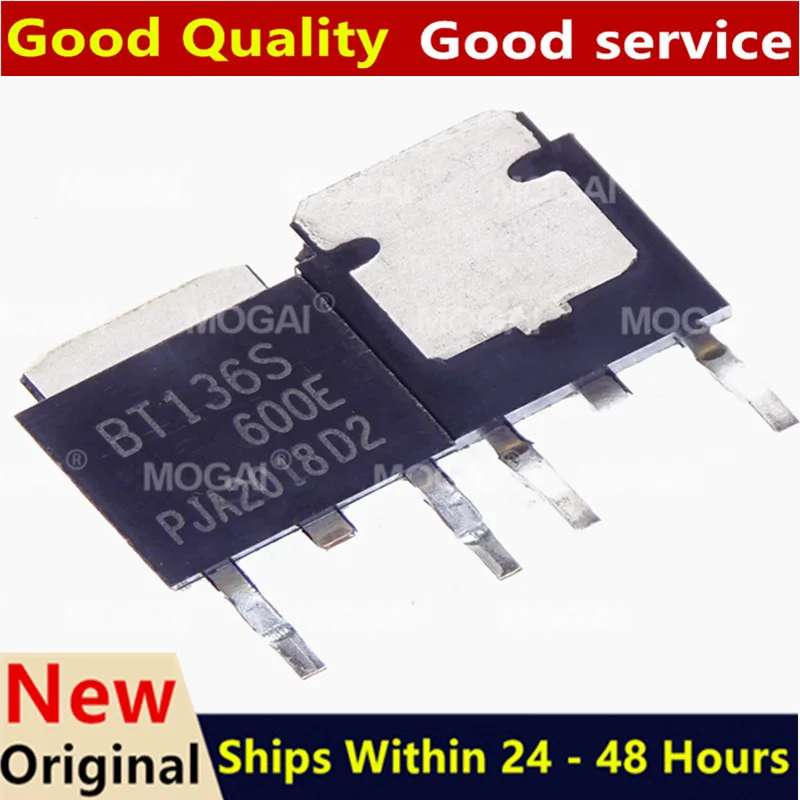10 Piezas Negro Bt136-600d Triac Tiristor 4a/600v Triacs Tr. | Cuotas sin interés