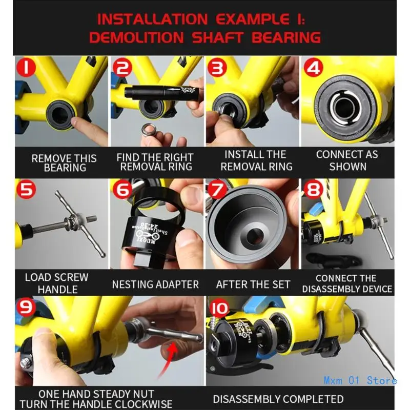 

Bottom Bracket Install Removal Tool MTB Road Bottom Holder Remover Drop shipping