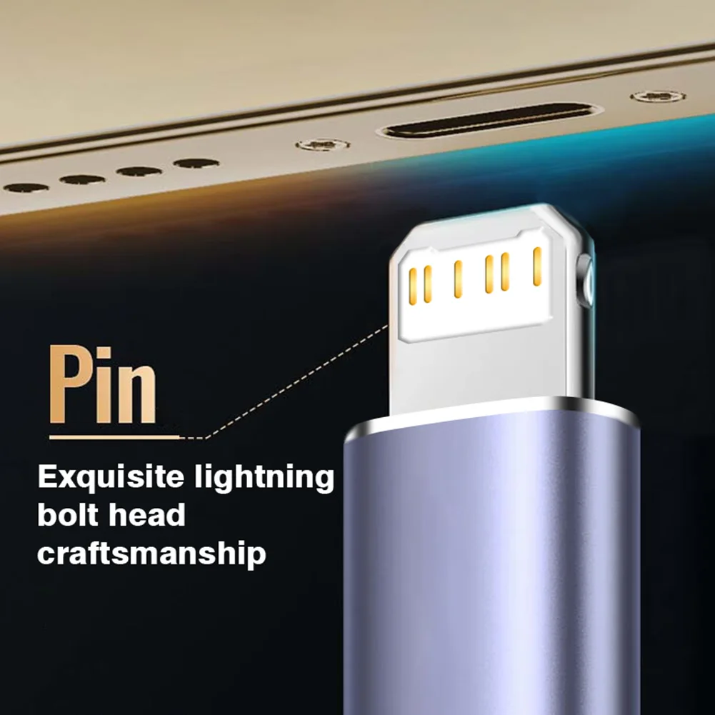 Universal Lightning to 3.5mm Audio Jack Adapter - Headphone and Aux Dongle