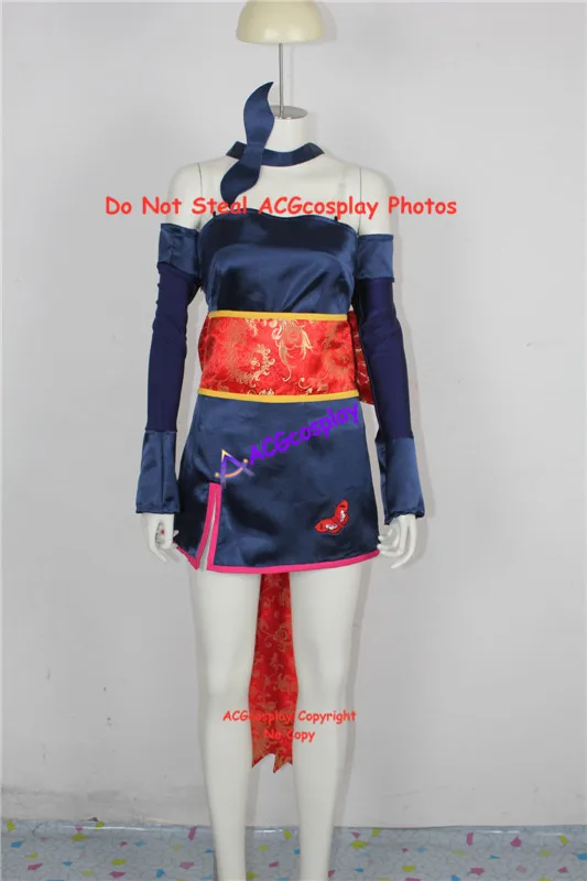 

Dead or Alive 3 Ayane Cosplay Costume acgcosplay include headdress and stockings