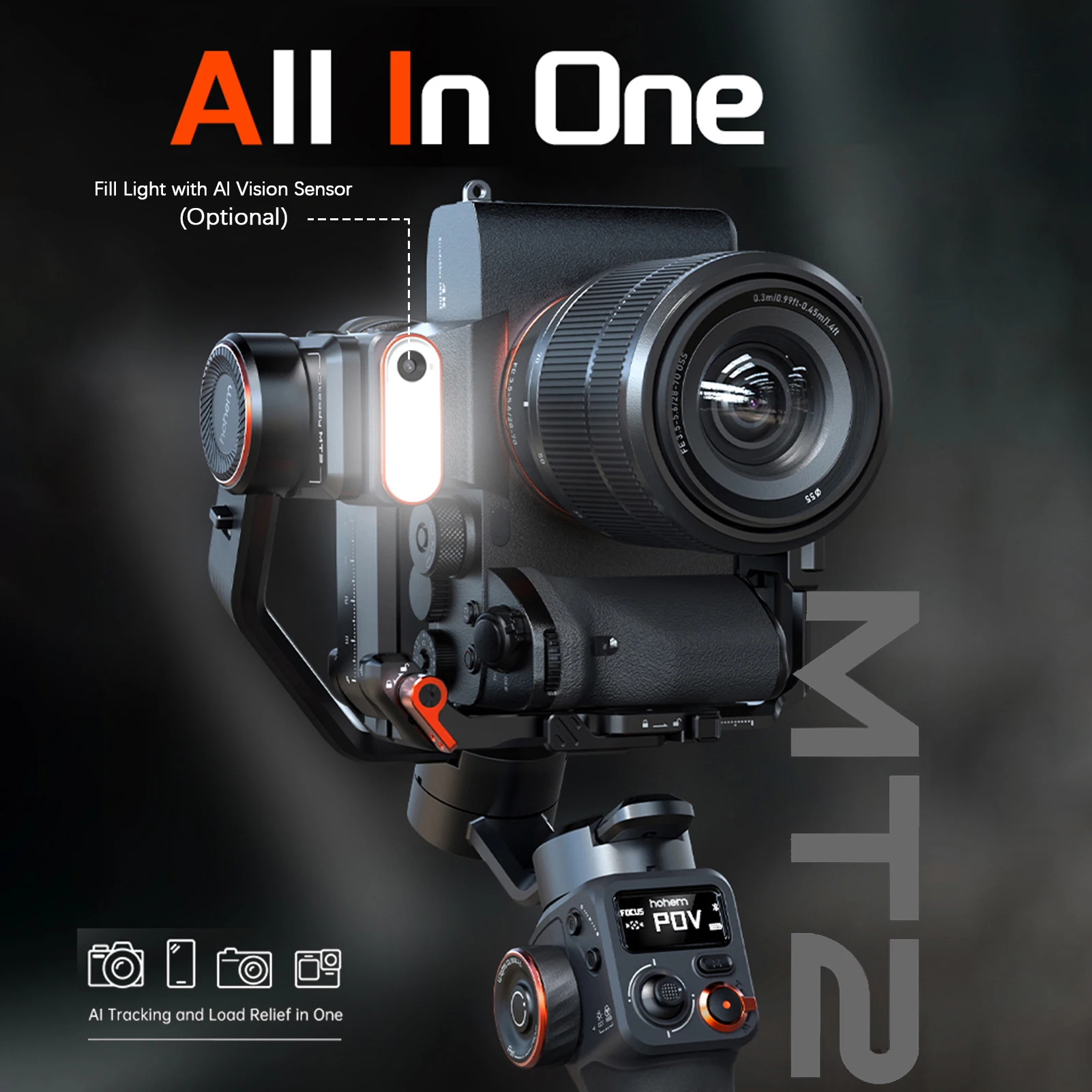 hohem iSteady MT2 Kit 3-Axis Camera Stabilizer Gimbal Stabilizer 