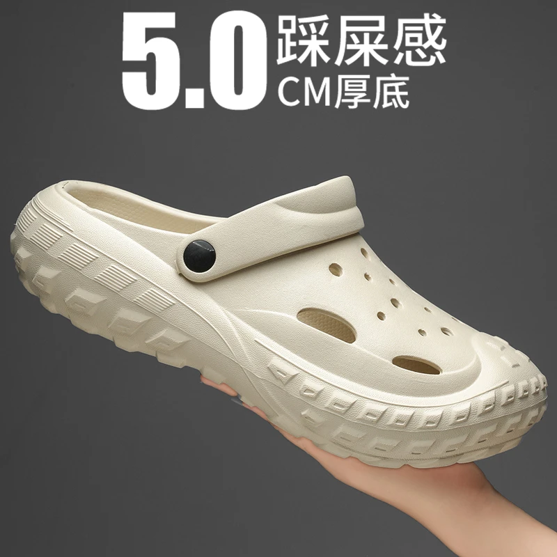 Men Slipper Shoes Summer Beach Clogs White Black Water Shoes for Women Size 35-48 Casual Sports Sneaker Men Sandal Slipper 5