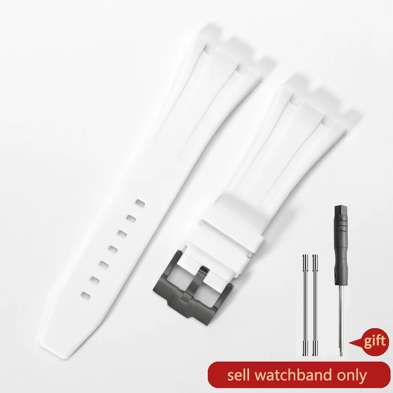 Premium Silicone Waterproof Watch Band for Luxury Timepieces - 26mm Strap