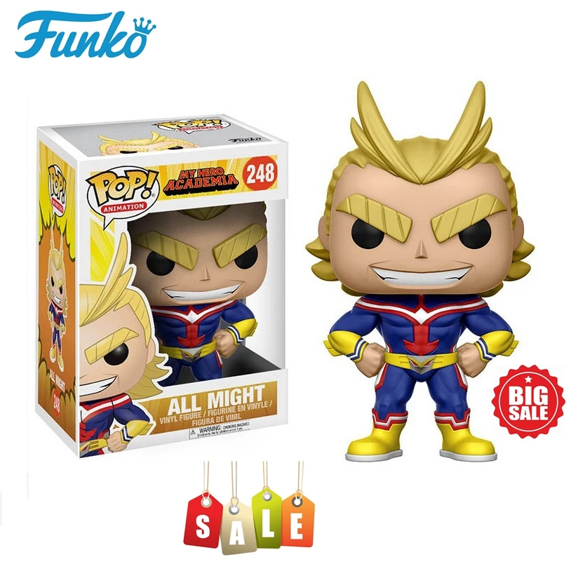 Rock-Bottom Price Funko Pop Animation My Hero Academia All Might 248 # Pvc Toy Figures Vinyl Figure Giocattoli Modello Da Collezione