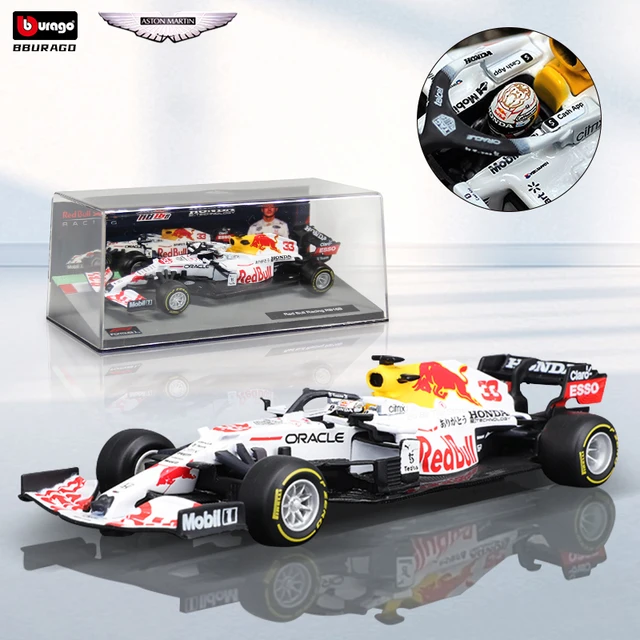 Bburago 1:43 2021 Red Bull RB16B 33#11# Driver Helmet F1 Champion Formula Car 44#Static Diecast Model Toy Gift 1